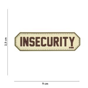 040720266a491062828c1.jpeg 101 Insecurity 3D PVC Patch - Coyote