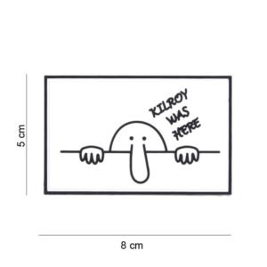 040720266a4910657865b.jpeg 101 Kilroy Was Here 3D PVC Patch - White