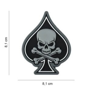 040720266a49145b79966.jpeg 101 Ace of Spades Skull And Bones 3D PVC Patch