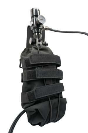 Rebel Precision Universal HPA Tank MOLLE Pouch (Up to 88ci)-Black