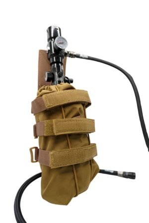 Rebel Precision Universal HPA Tank MOLLE Pouch (Up to 88ci)-Tan