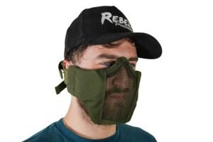 240720266a62cda81c182.jpeg Rebel Precision Gen2 Steel Mesh Lower Face Mask - Olive