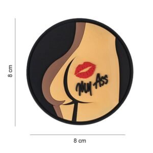 050920266a9b65cce9c8c.jpeg 101 Kiss My Ass Rond 3D PVC Patch