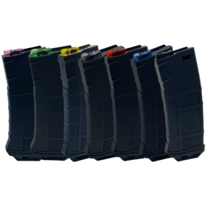 Amarok 250rnds M4 Mid Cap Magazine (AEG) - Black - Mixed Colours - 5 Pack