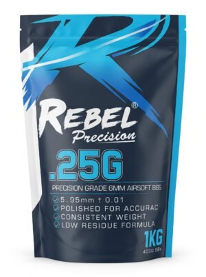 091020266ac887fd3ba24.jpeg Rebel Precision 6mm BBs 1kg Bag - 0.25g