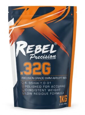 Rebel Precision 6mm BBs 1kg Bag - 0.32g