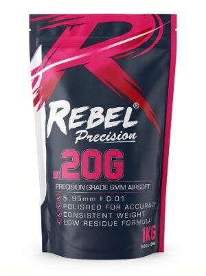 091020266ac890e335e9f.jpeg Rebel Precision 6mm BBs 1kg Bag - 0.20g
