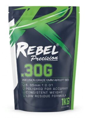 091020266ac890e63250a.jpeg Rebel Precision 6mm BBs 1kg Bag - 0.30g