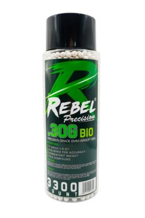 161020266ad1ea29df082.jpeg Rebel Precision 6mm BIO BBs 3300ct Bottle - 0.30g